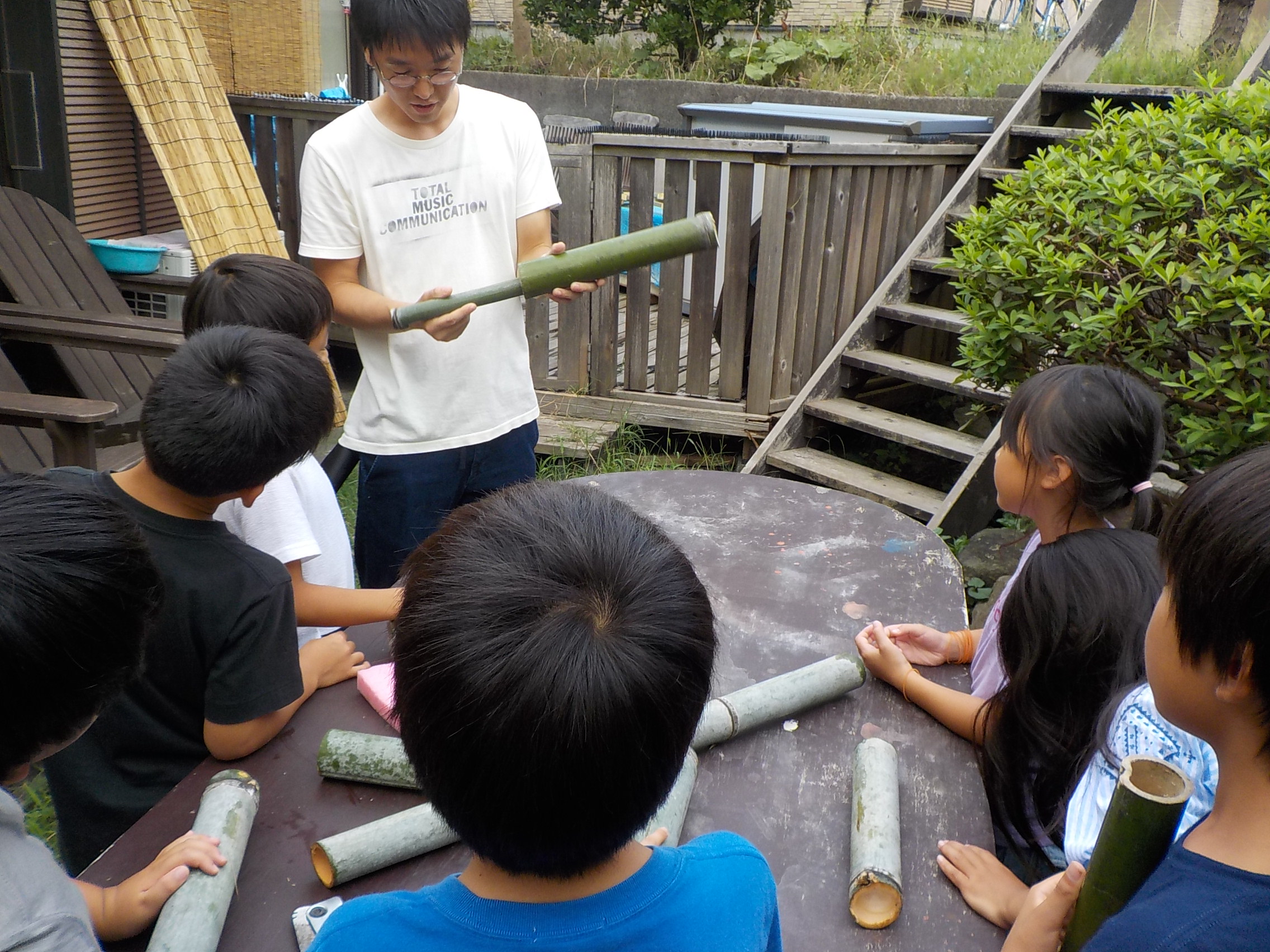 TIDEPOOL「かたち」　続：竹で水鉄砲を作る！